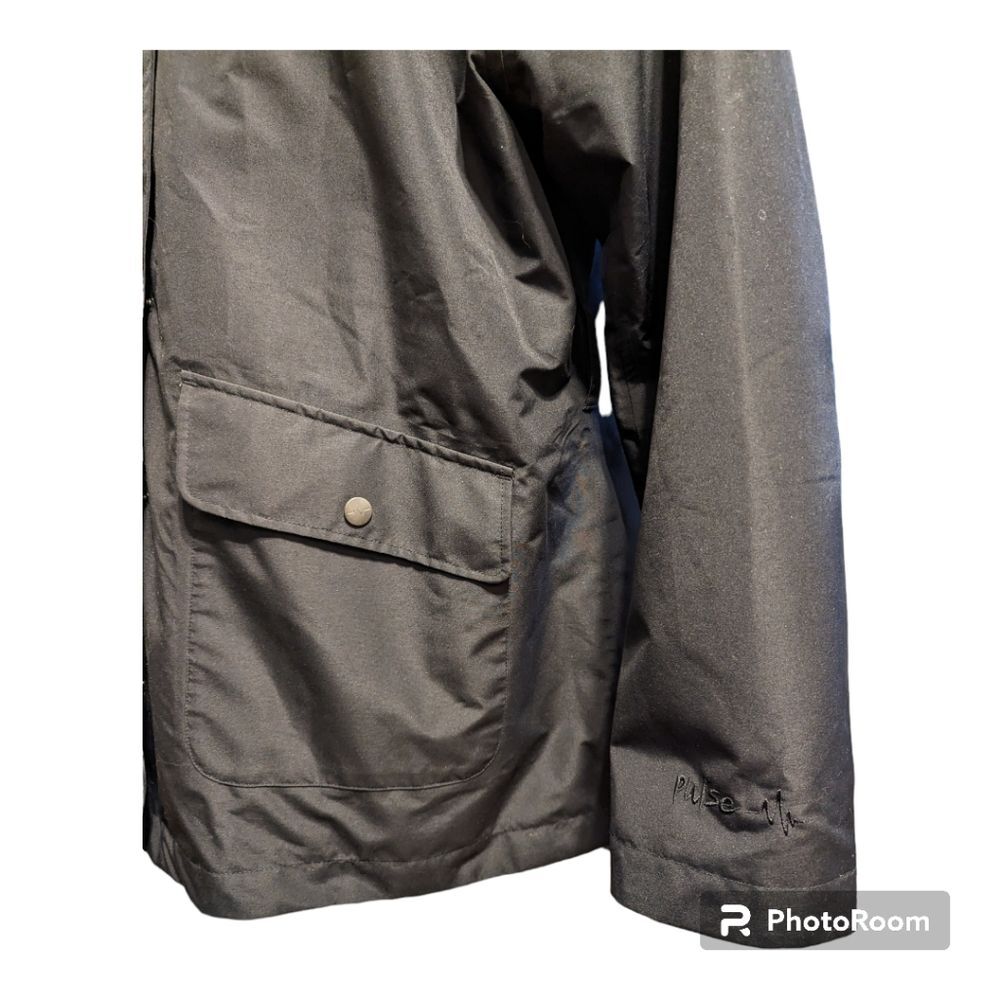 Pulse Soft Shell Jacket with Hood In Black Plus Size 2X - Picture 5 of 9